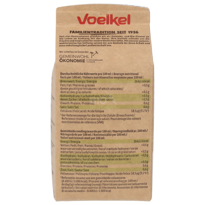 SUCCO DI CRAUTI LACTO-FERMENTATO DEMETER 500ML VOELKEL