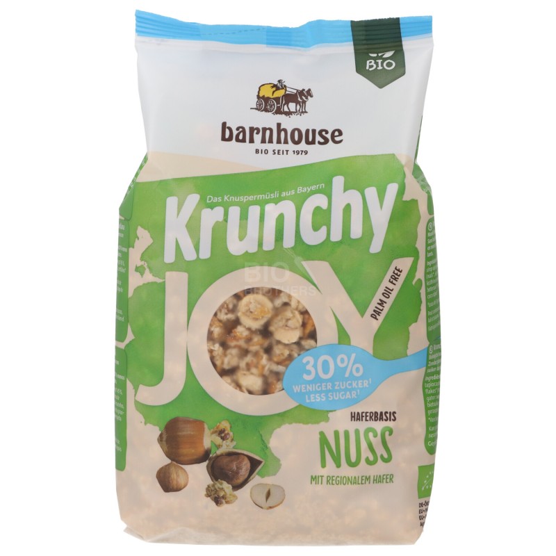 Krunchy joy Bio Cereali colazione alla nocciola