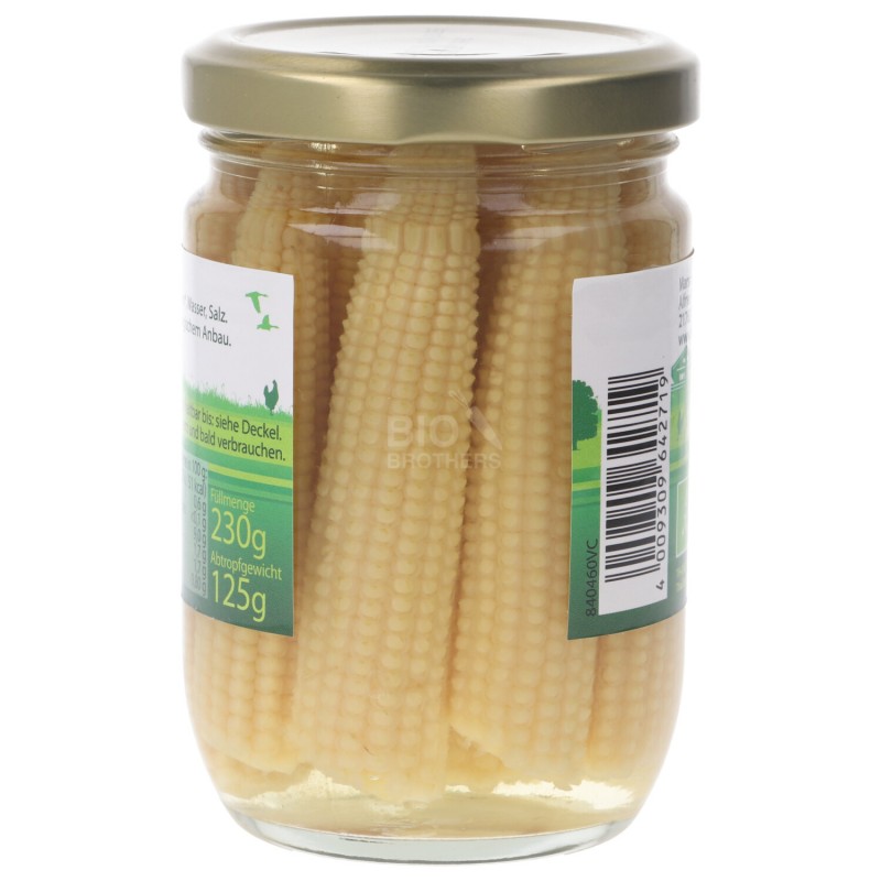 Mini Pannocchiette di mais Bio al naturale