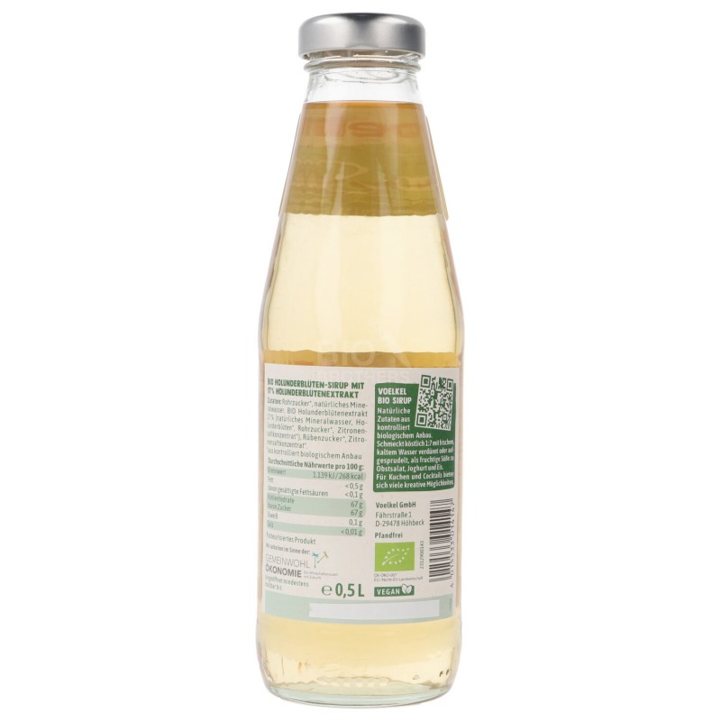 SCIROPPO DI SAMBUCO BIOLOGICO 500ML VOELKEL