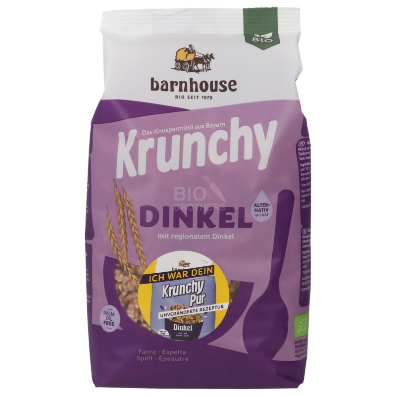 Krunchy granola puro farro con cocco