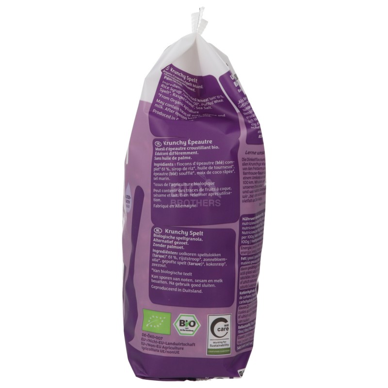 Krunchy granola puro farro con cocco