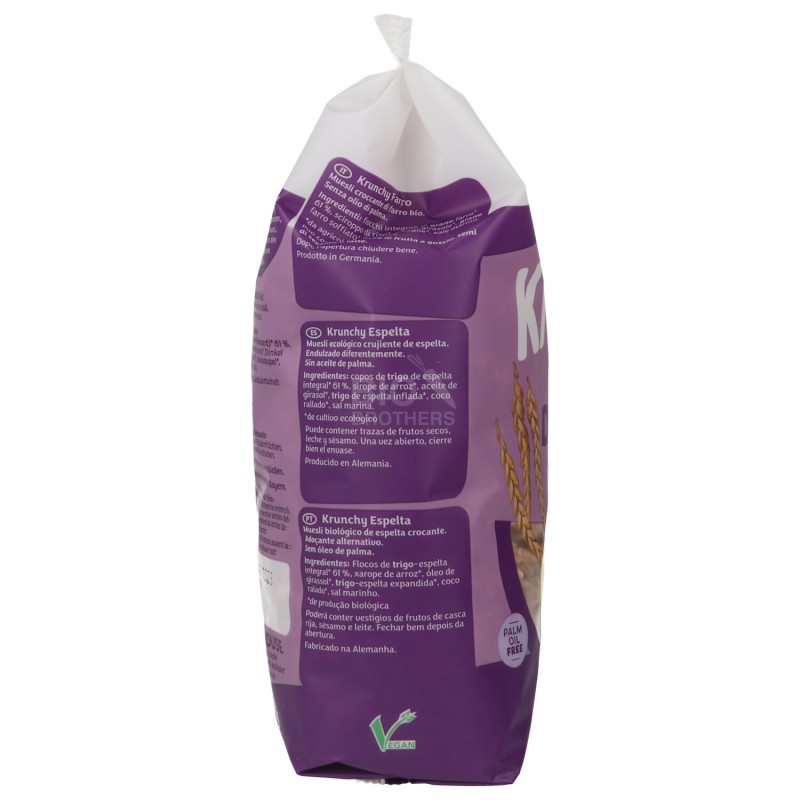 Krunchy granola puro farro con cocco