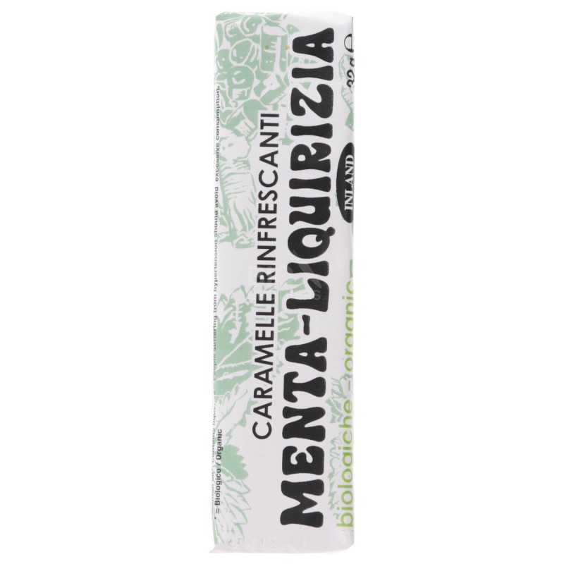 Caramelle bio menta e liquirizia