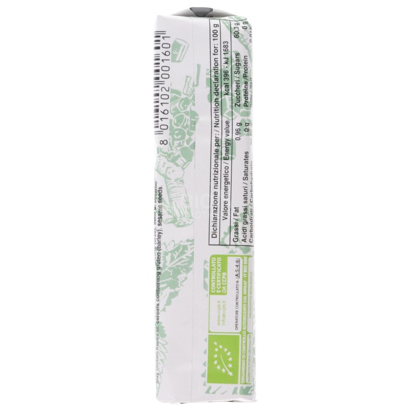 Caramelle bio menta e liquirizia