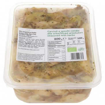 CARCIOFI SPICCHI CON ERBE GASTRO 800g