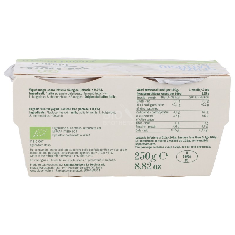 YOG. MAGRO S/LATTOSIO 125GX2 PIU' BENE