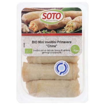 MINI INVOLTINI PRIMAVERA CHINA VEGAN 4X50GR SOTO MINI INVOLTINI PRIMAVERA CHINA VEGAN 4X50GR SOTO
