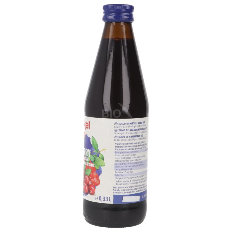 Succo di Mirtillo Rosso cranberry biodinamico