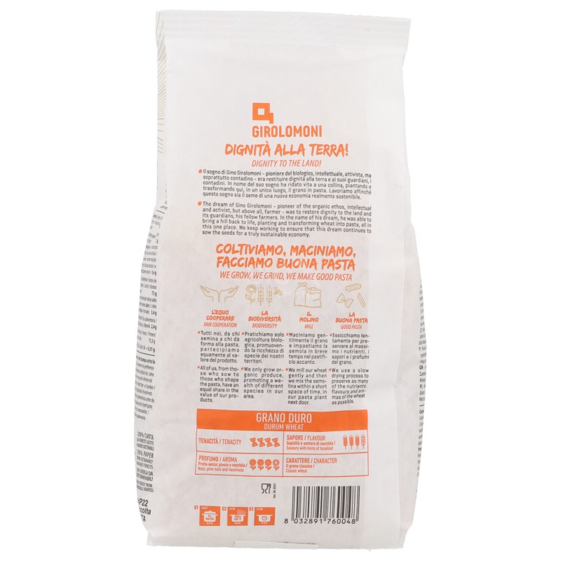 PENNE RIGATE BIANCHE 500G GIR.