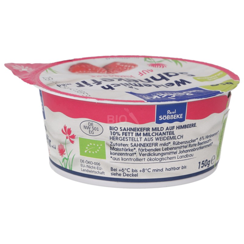 Kefir Cremoso gusto Lampone Bioland