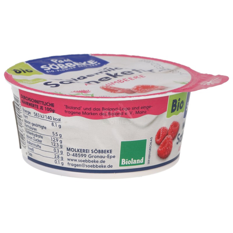 Kefir Cremoso gusto Lampone Bioland