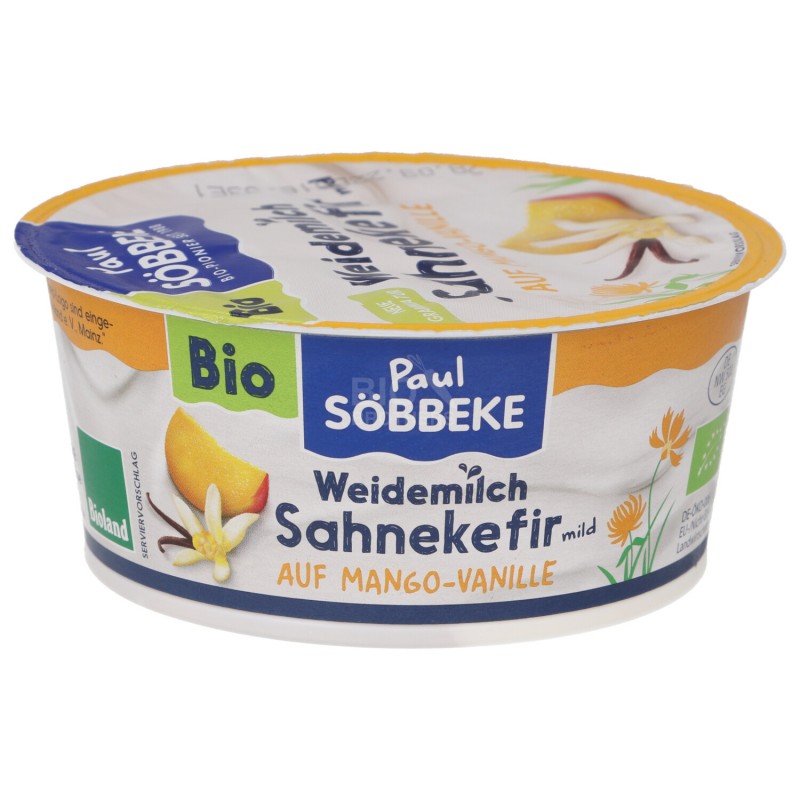 Kefir cremoso gusto Mango & Vaniglia Bioland NUOVO FORMATO