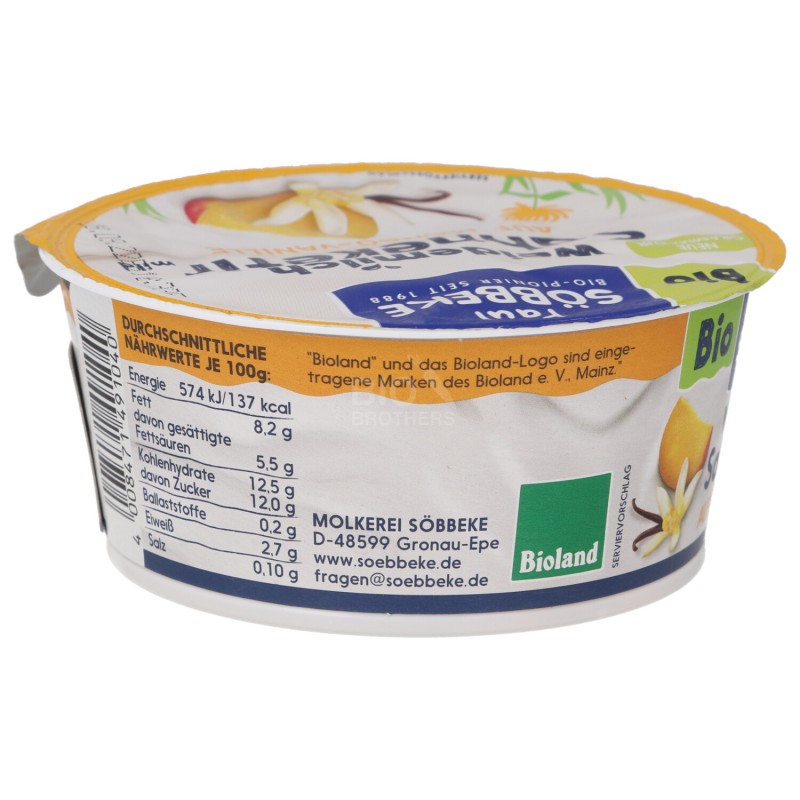 Kefir cremoso gusto Mango & Vaniglia Bioland NUOVO FORMATO