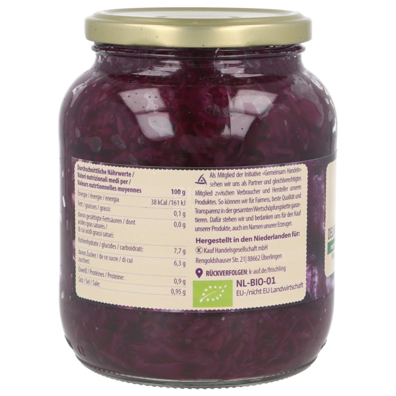 CAVOLO ROSSO IN VASO BIOLOGICO XL 680G