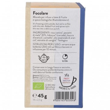 FOCOLARE INFUSO FILTRI FRUTTA&SPEZIE 45G SNN