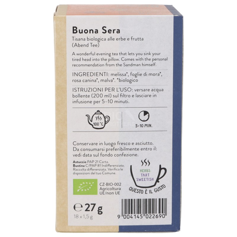 TISANA BUONASERA FILTR. 27G SNN