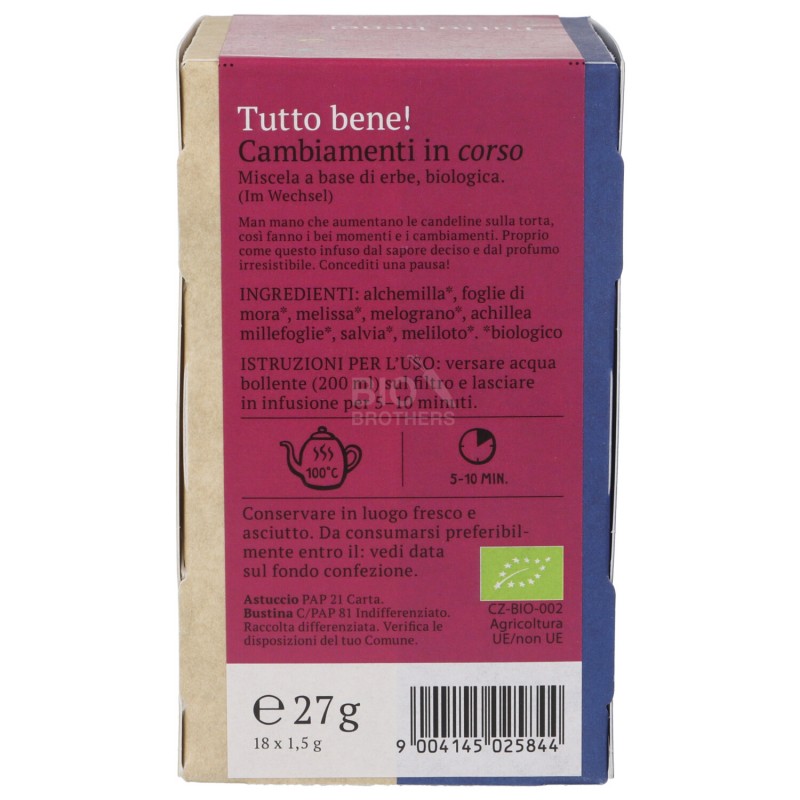 CAMBIAMENTI IN CORSO INFUS.FILTR.BIO 27G