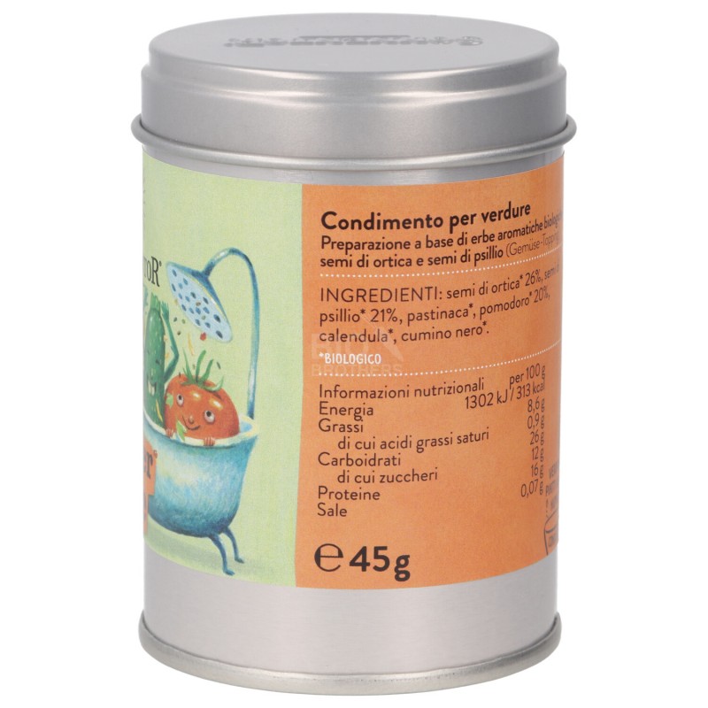 CONDIMENTO PER VERDURE BIO DOSATOR.45G SNN