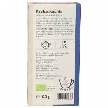 Te' Rooibos biologico rosso sfuso