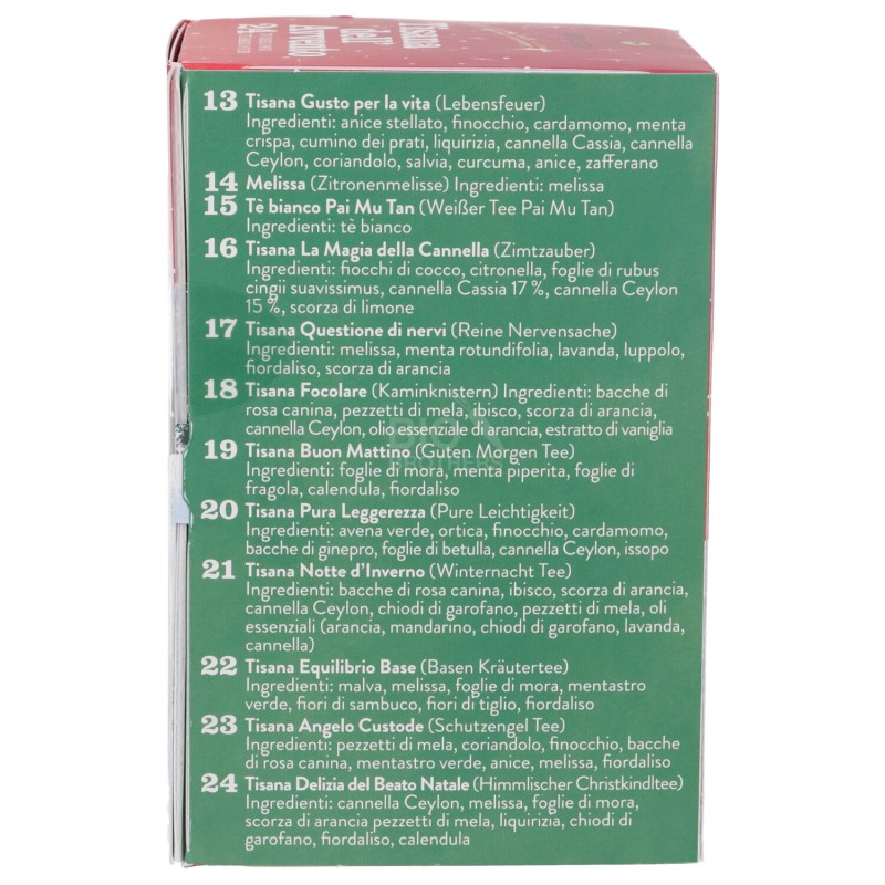 Tisana dell'avvento 24 filtri Sonnentor