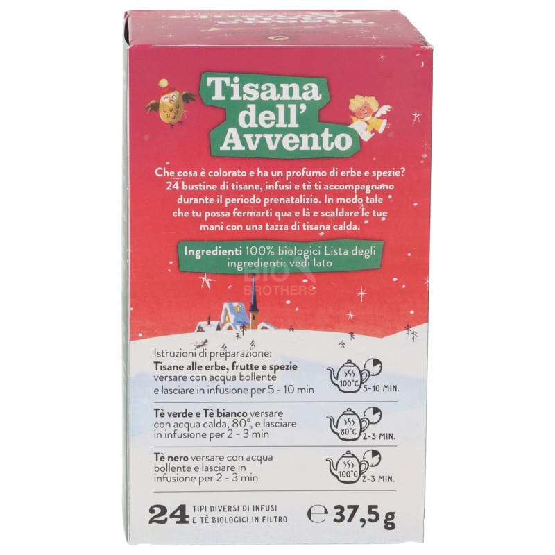 Tisana dell'avvento 24 filtri Sonnentor