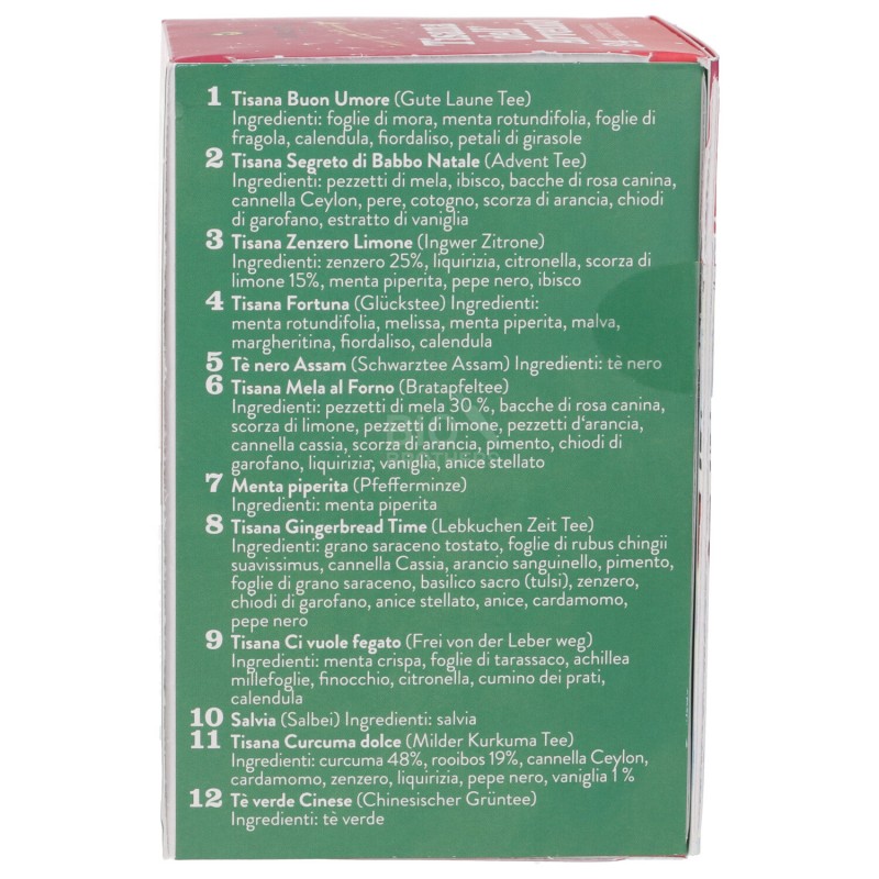 Tisana dell'avvento 24 filtri Sonnentor