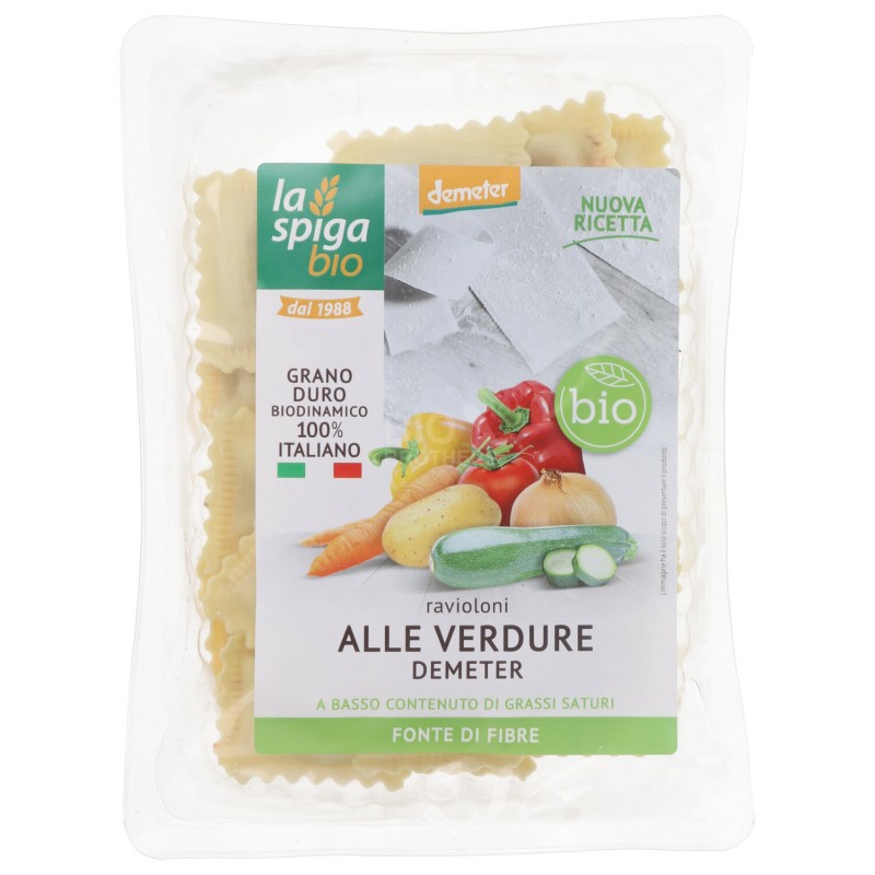 RAVIOLI VERDURE VEGAN 250GR