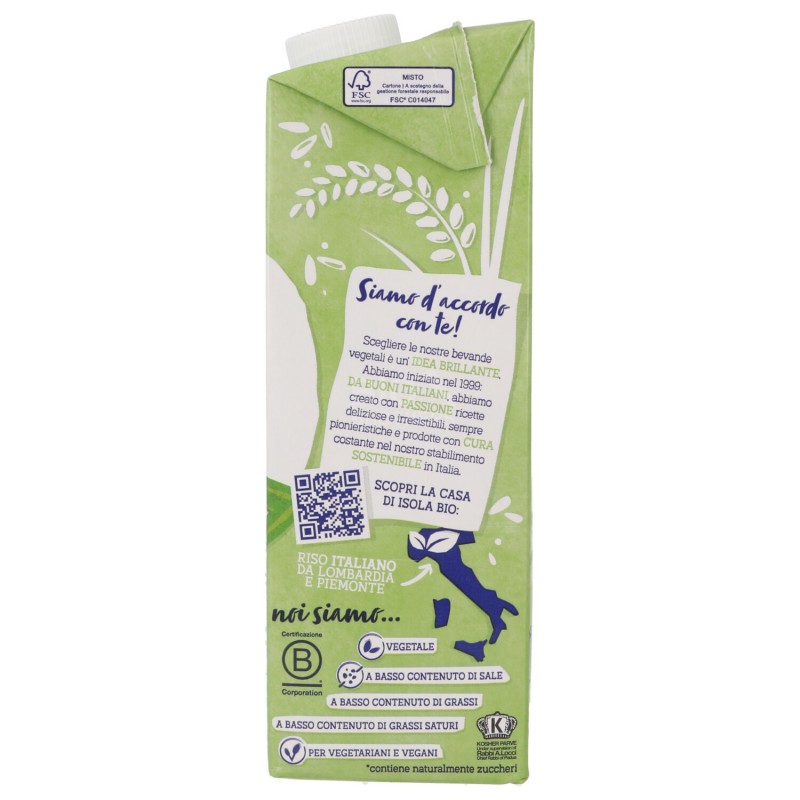 Bevanda vegetale di Riso Plus bio