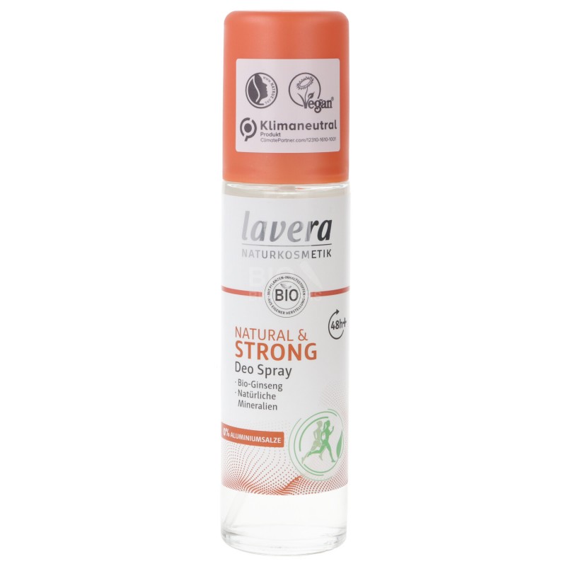 DEO SPRAY NATURAL & STRONG 48H 75ML LAVERA