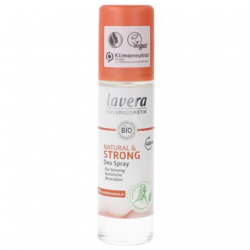 DEO SPRAY NATURAL & STRONG 48H 75ML LAVERA