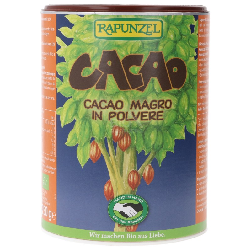 Cacao magro in polvere bio