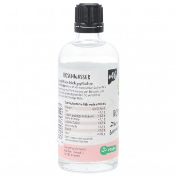 ACQUA DI ROSE BIO PER USO ALIMENTARE 100ML ACQUA DI ROSE BIO PER USO ALIMENTARE 100ML