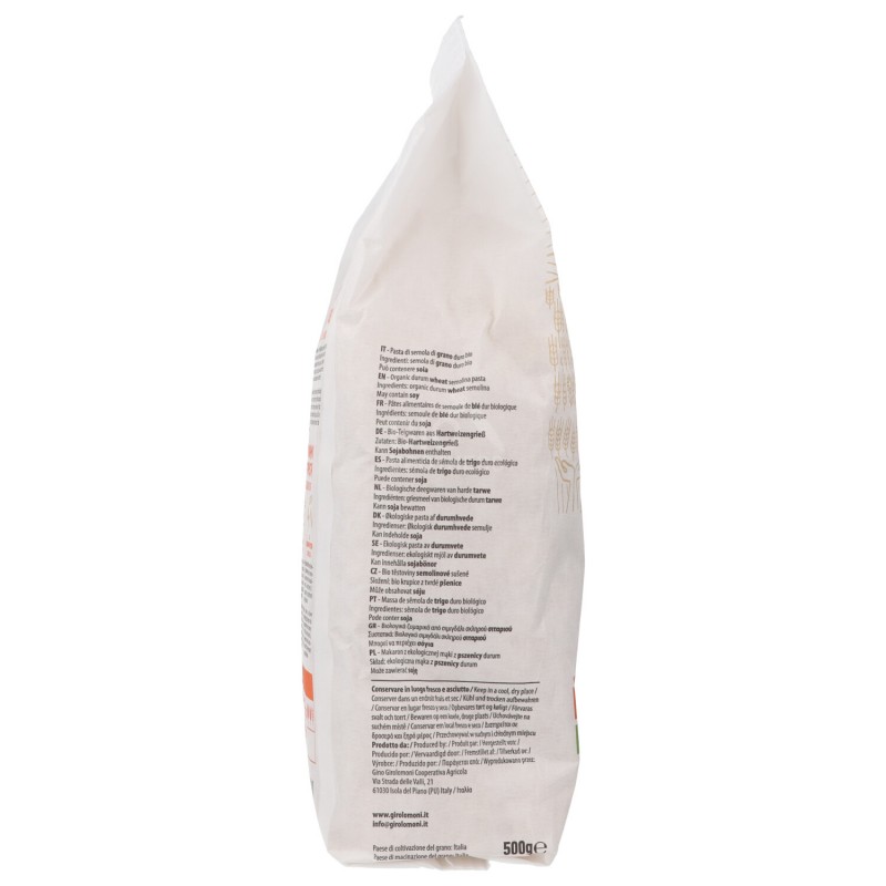 Conchiglie bio pasta di semola di grano duro