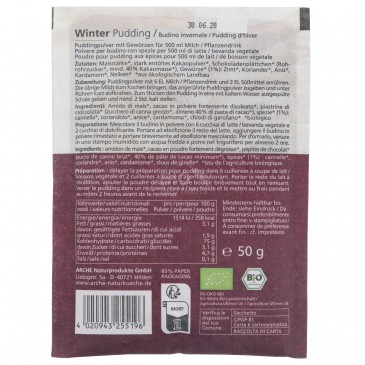 BUDINO WINTER CIOCCOLATO & SPEZIE 50G ARCHE BUDINO WINTER CIOCCOLATO & SPEZIE 50G ARCHE