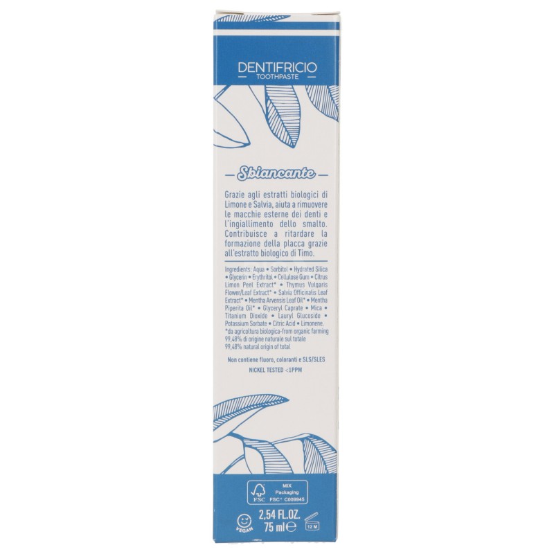 DENTIFR.SBIANCANTE ECOBIO 75ML