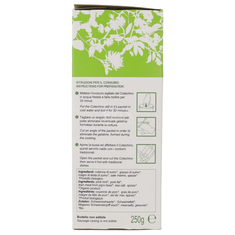 COTECHINO BIO 250G PRIMAVERA 