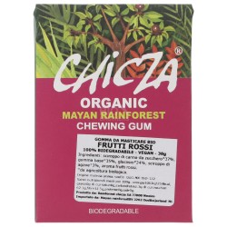 Chewing gum bio ai frutti rossi