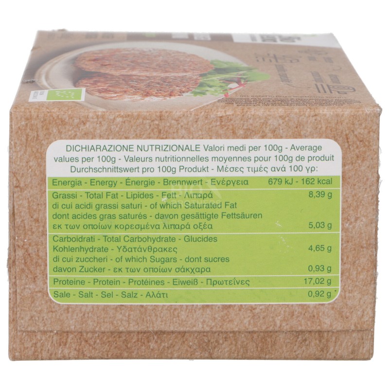 HAMBURGER BOVINO 320GR BIOALLEVA