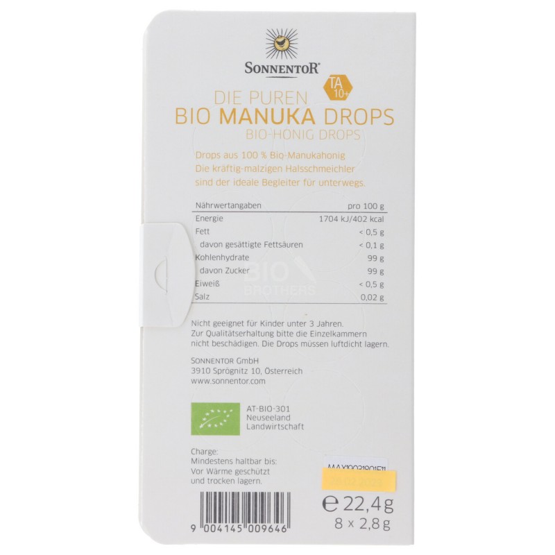 MANUKA DROPS BIO 22.4G SNN