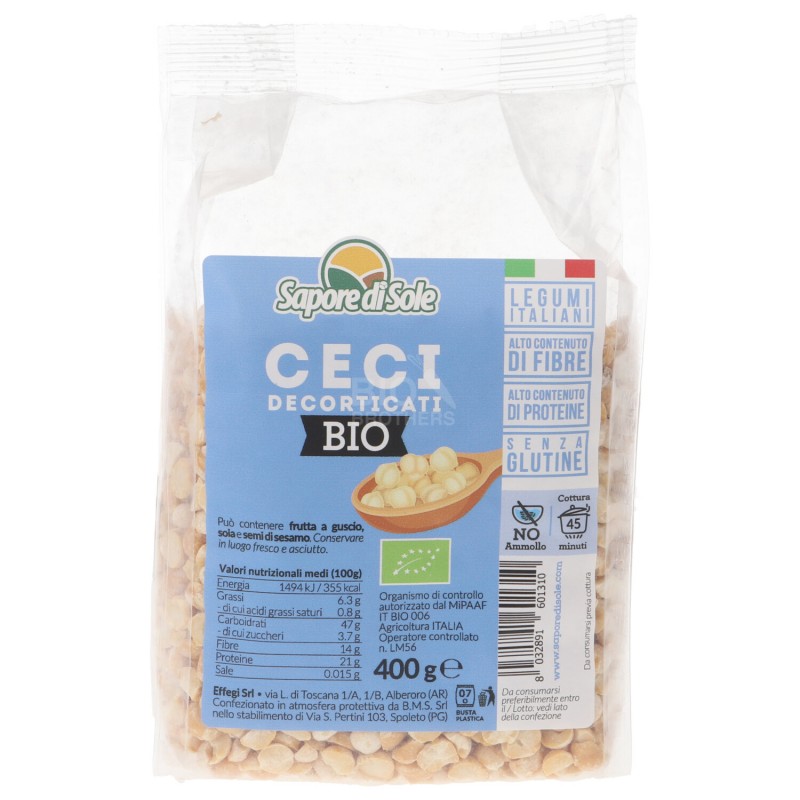 CECI DECORTICATI BIO 400G SDS