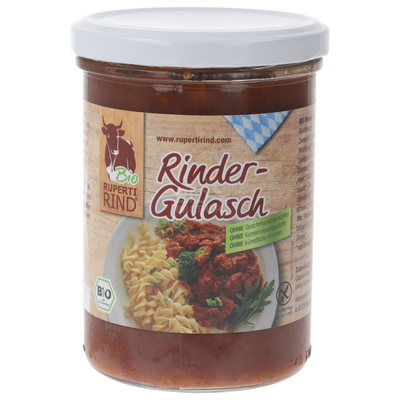 GULASH DI MANZO BIO IN VASO 410ML RUPERTI