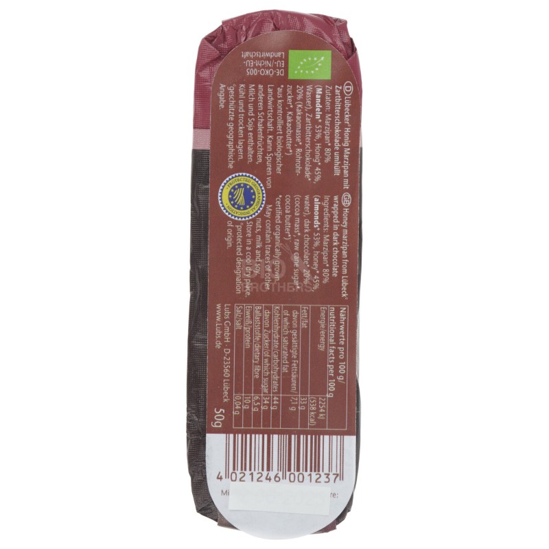 MARZAPANE RICOPERTO FONDENT.50G LUBS