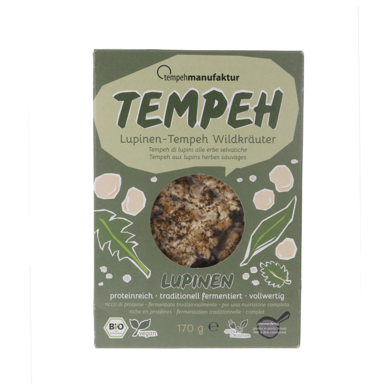 TEMPEH LUPINO ERBE SELVATICHE BIO 170G 