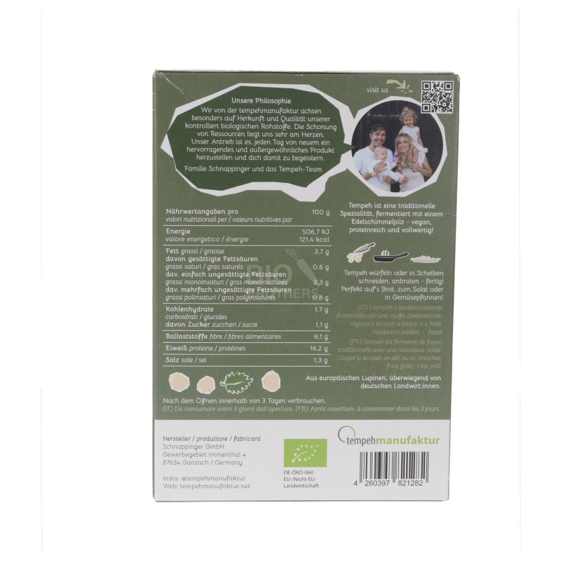 TEMPEH LUPINO ERBE SELVATICHE BIO 170G 