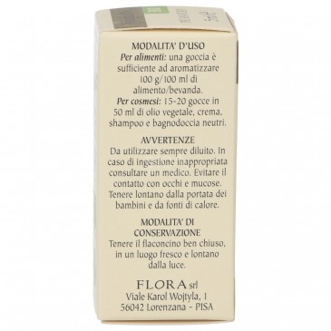 VANIGLIA 10% 5ML O.E. FLORA VANIGLIA 10% 5ML O.E. FLORA