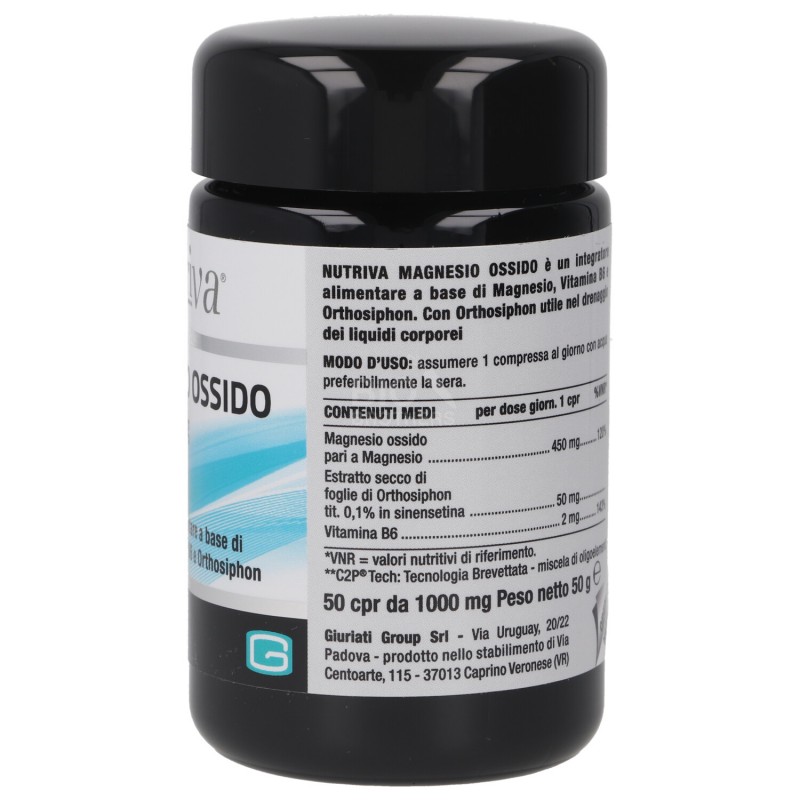 MAGNESIO OSSIDO 50CPS NUTRIVA 