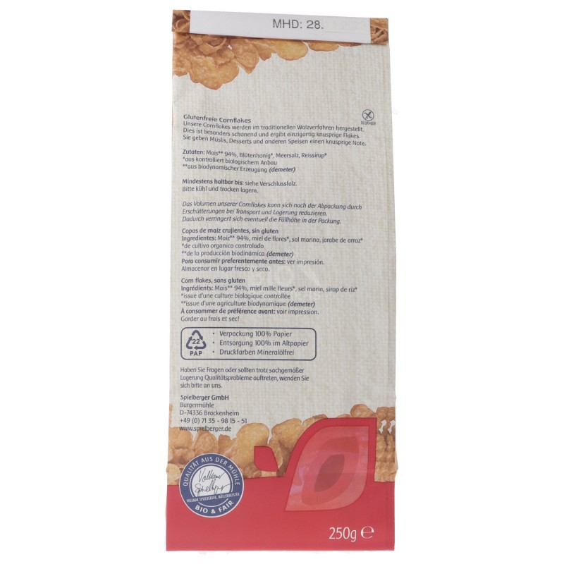 Cornflakes demeter senza glutine