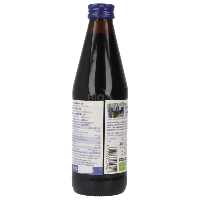 Succo di sambuco bacche bio