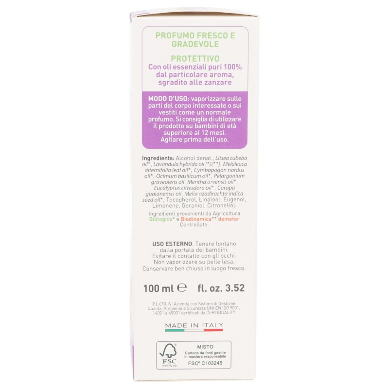 Spray corpo naturale anti zanzare